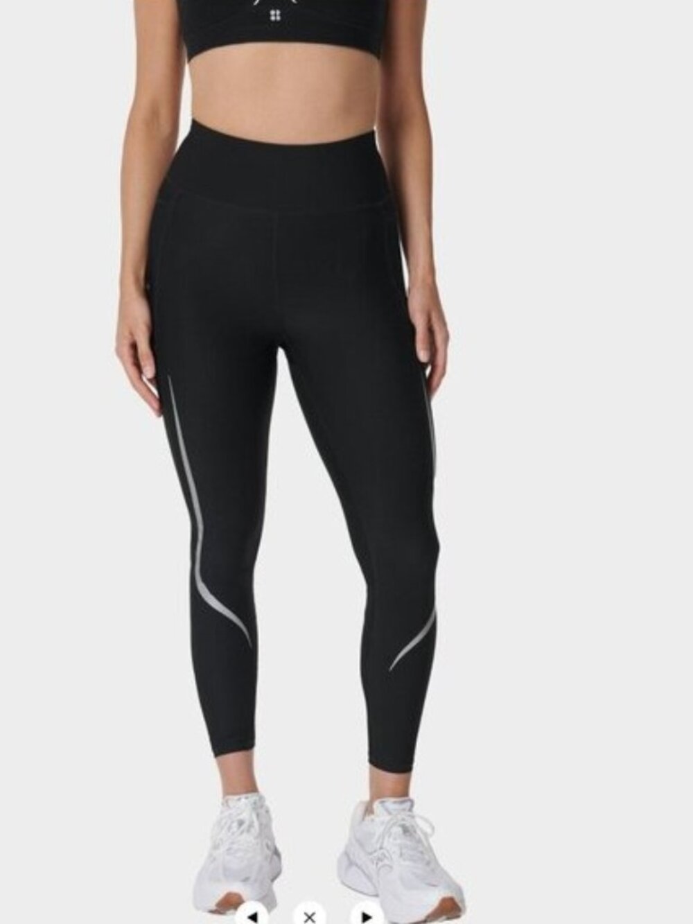 Sweaty Betty Zero Gravity 7/8 Illuminate Running Tight Size S